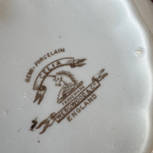 Rare Antique Celia Brown White  Vegetable Tureen  2 Pc. Ceramic Tureen with Lid - Picture 8 of 10